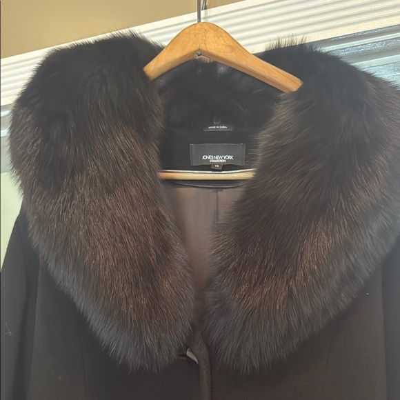 Jones New York Black Pea Coat Sleek Design - Picture 4 of 4